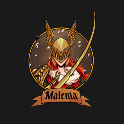 Свитшот хлопковый мужской Elden ring Malenia, цвет: черный — фото 2