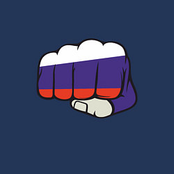 Свитшот хлопковый мужской Russian Fist, цвет: тёмно-синий — фото 2