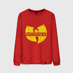 Свитшот хлопковый мужской Wu tang logo, цвет: красный
