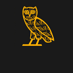 Свитшот хлопковый мужской Drake сова, цвет: черный — фото 2