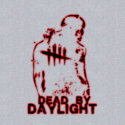 Свитшот хлопковый мужской Dead by Daylight dbd, цвет: меланж — фото 2