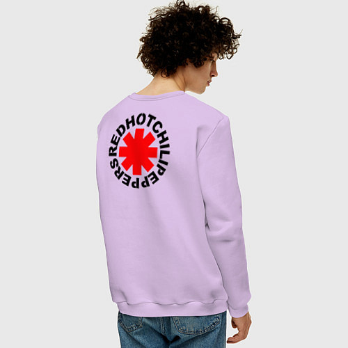 Мужской свитшот RHCP with u / Лаванда – фото 4