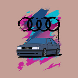 Свитшот хлопковый мужской Audi 8090, цвет: пыльно-розовый — фото 2