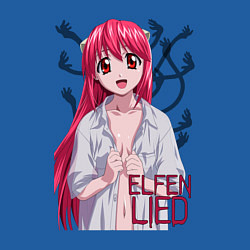 Свитшот хлопковый мужской Elfen lied Lucy, цвет: синий — фото 2