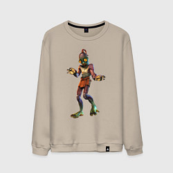 Свитшот хлопковый мужской Abe oddysee, цвет: миндальный