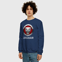 Свитшот хлопковый мужской JAGUAR Jaguar, цвет: тёмно-синий — фото 2
