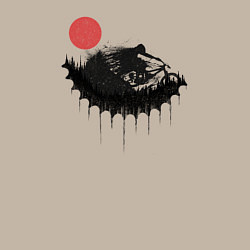 Свитшот хлопковый мужской Sketch rider, цвет: миндальный — фото 2