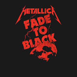 Свитшот хлопковый мужской Metallica Fade To Black Rock Art, цвет: черный — фото 2