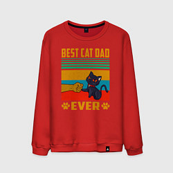 Мужской свитшот Лучший кошачий батя на свете