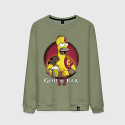 Мужской свитшот Homer god of bar