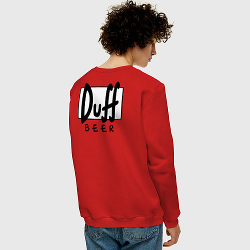 Мужской свитшот You Want It! / Красный – фото 4