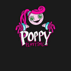 Свитшот хлопковый мужской Poppy Playtime Мама Длинные Ноги, цвет: черный — фото 2