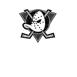 Свитшот хлопковый мужской Anaheim Ducks Анахайм Дакс Серый, цвет: белый — фото 2