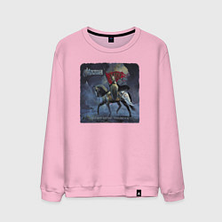 Свитшот хлопковый мужской Saxon, цвет: светло-розовый