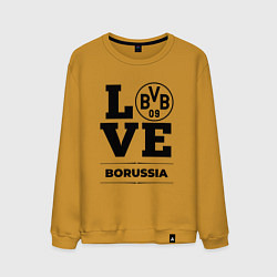 Свитшот хлопковый мужской Borussia Love Классика, цвет: горчичный