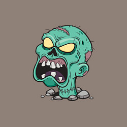 Свитшот хлопковый мужской Scary Zombie, цвет: утренний латте — фото 2