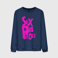Мужской свитшот Огромная надпись Sex Pistols