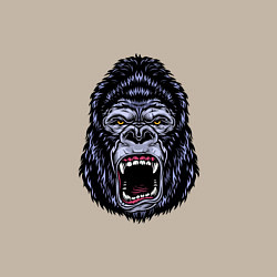 Свитшот хлопковый мужской PREDATORY GORILLA, цвет: миндальный — фото 2