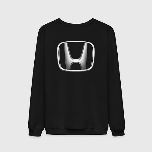 Мужской свитшот HONDA ХОНДА LOGO спина / Черный – фото 2