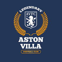 Свитшот хлопковый мужской Лого Aston Villa и надпись Legendary Football Club, цвет: тёмно-синий — фото 2