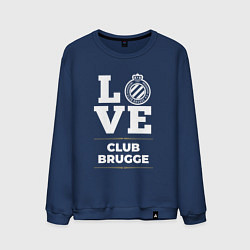 Свитшот хлопковый мужской Club Brugge Love Classic, цвет: тёмно-синий