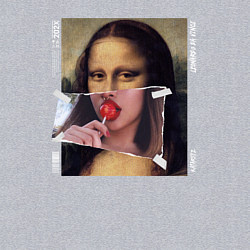 Свитшот хлопковый мужской Mona Lisa 202X modern, цвет: меланж — фото 2