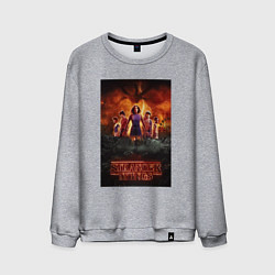 Мужской свитшот Очень странные дела, персонажи