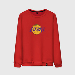 Свитшот хлопковый мужской Лос-Анджелес Лейкерс NBA, цвет: красный