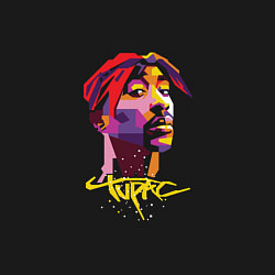 Свитшот хлопковый мужской Tupac Color, цвет: черный — фото 2