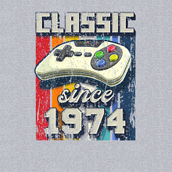 Свитшот хлопковый мужской Классика 1974 года, цвет: меланж — фото 2