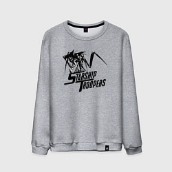 Свитшот хлопковый мужской Starship Troopers: Terran Command, цвет: меланж