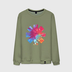 Свитшот хлопковый мужской RHCP Color, цвет: авокадо