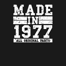 Свитшот хлопковый мужской Сделано в 1977 году, цвет: черный — фото 2