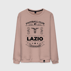 Свитшот хлопковый мужской Lazio: Football Club Number 1 Legendary, цвет: пыльно-розовый