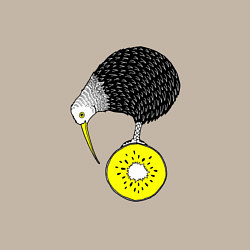 Свитшот хлопковый мужской KIWI BIRD, цвет: миндальный — фото 2