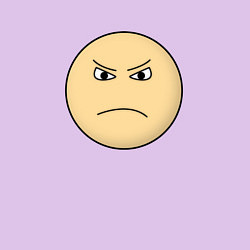 Свитшот хлопковый мужской Злой Дурак, цвет: лаванда — фото 2