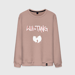 Свитшот хлопковый мужской Ву-Тэнг Клэн, цвет: пыльно-розовый