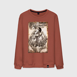 Свитшот хлопковый мужской Lady Mechanika, цвет: кирпичный