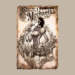 Свитшот хлопковый мужской Lady Mechanika, цвет: миндальный — фото 2