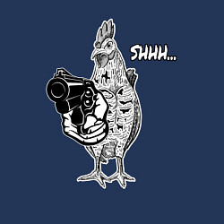 Свитшот хлопковый мужской Chiсken Gan, цвет: тёмно-синий — фото 2