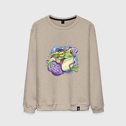Мужской свитшот Сумасшедшая вселенная абстракт