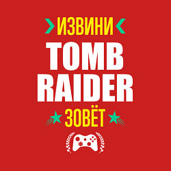 Свитшот хлопковый мужской Извини Tomb Raider зовет, цвет: красный — фото 2