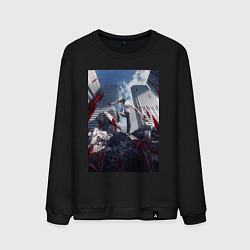 Свитшот хлопковый мужской Chainsaw man Denji, цвет: черный