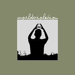 Свитшот хлопковый мужской World Violation Tour Depeche Mode, цвет: авокадо — фото 2