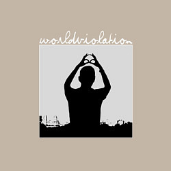Свитшот хлопковый мужской World Violation Tour Depeche Mode, цвет: миндальный — фото 2