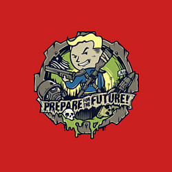 Свитшот хлопковый мужской Vault game future boy, цвет: красный — фото 2