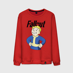 Свитшот хлопковый мужской Fallout blondie boy, цвет: красный