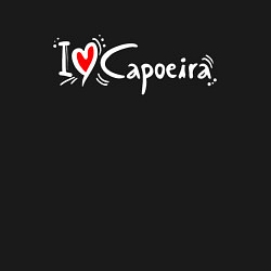 Свитшот хлопковый мужской I love Capoeira martial arts, цвет: черный — фото 2