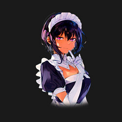 Свитшот хлопковый мужской Моя новая горничная очень подозрительна, цвет: черный — фото 2