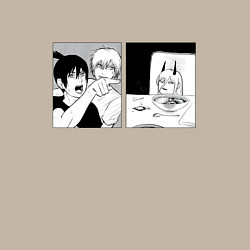 Свитшот хлопковый мужской Aki Denji Power, цвет: миндальный — фото 2